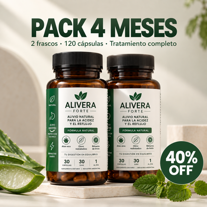 ALIVERA FORTE® — Decile adiós a la acidez y volvé a disfrutar tus comidas