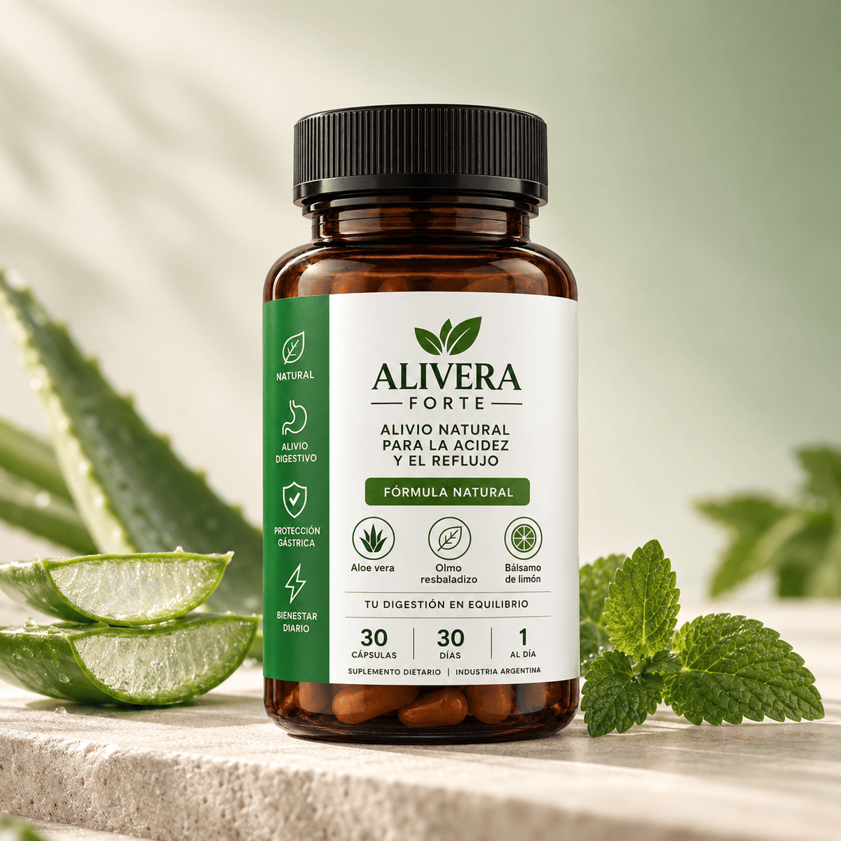 ALIVERA FORTE® — Decile adiós a la acidez y volvé a disfrutar tus comidas