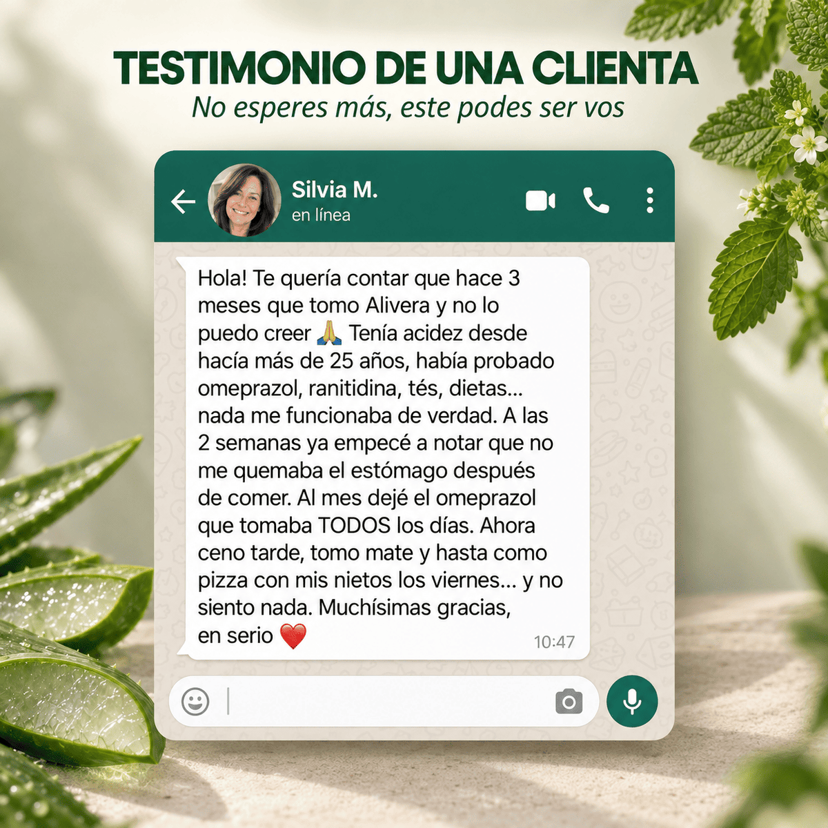 ALIVERA FORTE® — Decile adiós a la acidez y volvé a disfrutar tus comidas